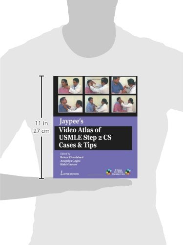 JAYPEE'S VIDEO ATLAS OF USMLE STEP 2 CS CASES & TIPS(8 CASES IN 2 DVDS DURATION 3 HRS) - Retail Maharaj