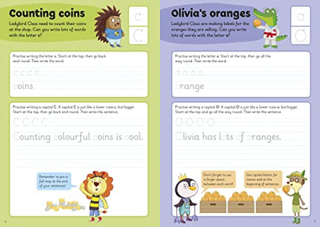 Handwriting Practice: A Learn with Ladybird Activity Book 5-7 years: Ideal for home learning (KS1) - Retail Maharaj
