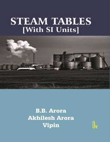 Steam Tables [With SI Units] - Retail Maharaj