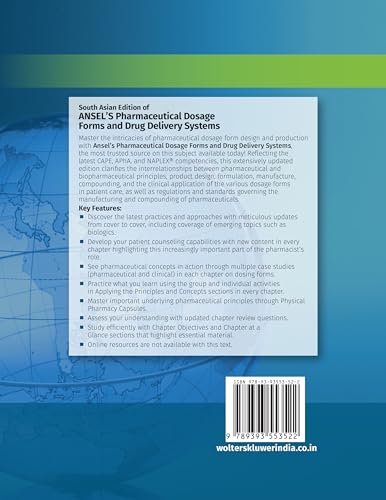 Ansels Pharmaceutical Dosage Forms and Drug Delivery Systems, 12th South Asian ed - Retail Maharaj