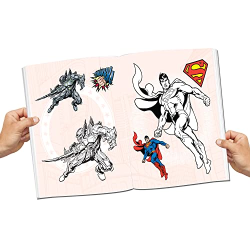 Superman Copy Colouring Book – Pack of 5 | Fun & Creative Activity Books for Kids | Colourful Illustrations of Superman, Superhero Adventures, and Hours of Entertainment for Young Fans - Retail Maharaj