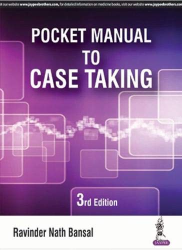 POCKET MANUAL TO CASE TAKING - Retail Maharaj