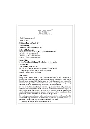 Taxmanns Business Valuation [Text & Cases] Judicious Mixture of Corporate Finance Theory and Business Valuation Practice | Reprint Edition 2021 [Paperback] Pitabas Mohanty - Retail Maharaj
