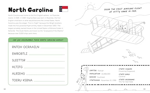 Fun with 50 States: A Big Activity Book for Kids about the Amazing United States - Retail Maharaj