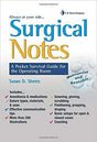 SURGICAL NOTES:A POCKET SURVIVAL GUIDE FOR THE OPERATING ROOM - Retail Maharaj