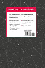 A-Z Password Book: Individual Letter Tabs to Quickly Access Login Information - Retail Maharaj