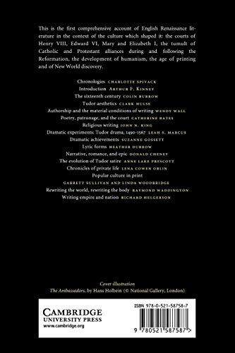 The Cambridge Companion to English Literature, 1500-1600 (Cambridge Companions to Literature) - Retail Maharaj
