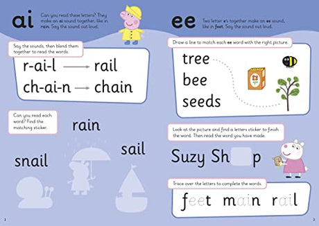 Peppa Pig: Practise with Peppa: Amazing Phonics: Sticker Book - Retail Maharaj
