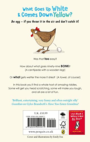 What Goes Up White and Comes Down Yellow?: The funny, fiendish and fun-filled book of riddles! - Retail Maharaj