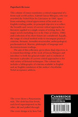 Gabriel García Márquez: New Readings (Cambridge Iberian and Latin American Studies) - Retail Maharaj
