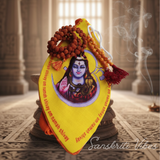 Five Mukhi Rudraksha Mala Counter Mala and Japa Bead Bag Set for Meditation and Chanting