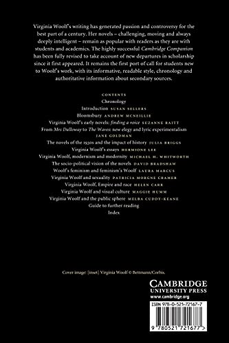 The Cambridge Companion to Virginia Woolf (Cambridge Companions to Literature) - Retail Maharaj