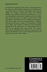 Muslim Endowments and Society in British India: 35 (Cambridge South Asian Studies) - Retail Maharaj