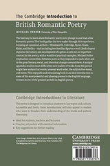 The Cambridge Introduction to British Romantic Poetry (Cambridge Introductions to Literature) - Retail Maharaj