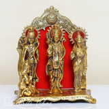 Shri Ram Darbar Statue in Big Size for Pooja - Lord Rama, Laxman, Sita & Hanuman Murti Religious Idol for Home & Office Decor - Retail Maharaj
