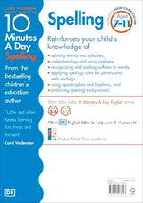 10 Minutes A Day Spelling, Ages 7-11 (Key Stage 2): Supports the National Curriculum, Helps Develop Strong English Skills - Retail Maharaj