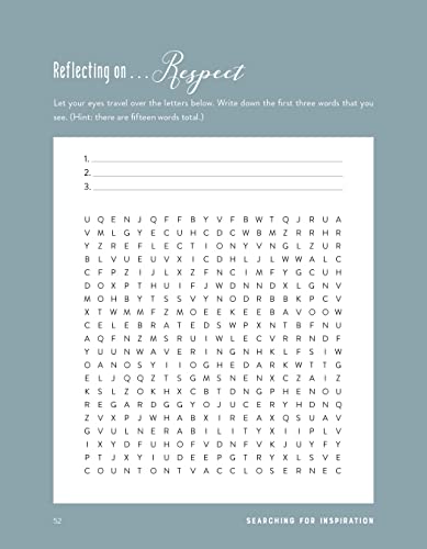Searching for Inspiration: Word Searches and Writing Prompts to Uplift - Retail Maharaj