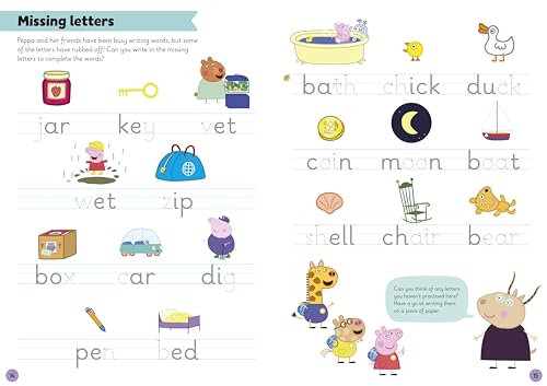 Learn with Peppa: Writing Little Letters: Wipe-Clean Activity Book - Retail Maharaj