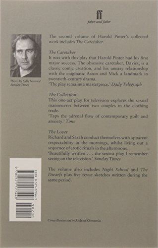 Harold Pinter Plays 2: The Caretaker; Night School; The Dwarfs; The Collection; The Lover (Faber Contemporary Classics) - Retail Maharaj