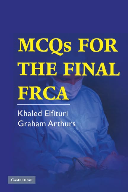 MCQs for the Final FRCA - Retail Maharaj