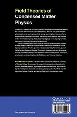 Field Theories of CondenSED Matter Physics - Retail Maharaj