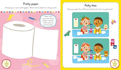 No More Nappies Sticker Activity Book:Perfect for potty training, with over 300 stickers! - Retail Maharaj