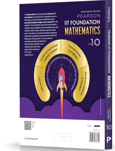Pearson'26 IIT Foundation Class 10 Maths|For JEE, NTSE & Olympiad Exams|JEE Practice Questions|Free 14 Online Assessments, 54 Video Solutions & 14 Tests in Pearson MyInsights & elibrary|14th edition - Retail Maharaj