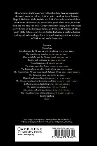 CAMBRIDGE COMPANION TO THE AFRICAN NOVEL - Retail Maharaj