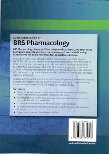 BRS Pharmacology, 7th South Asian ed - Retail Maharaj