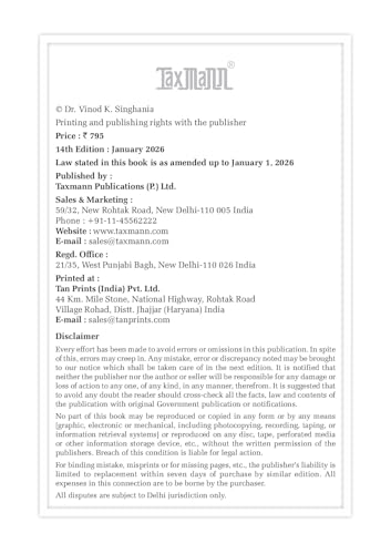 Taxmann's Students' Guide to GST & Customs Law – Application-oriented | Self-Study Textbook Focusing on Practical Implementation | Analytical Reasoning | Exam-Ready Problem Solving - Retail Maharaj