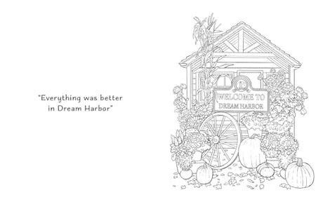 The Pumpkin Spice Café Coloring Book: The official Pumpkin Spice Café coloring book for adults and teens featuring cozy hygge scenes for relaxation and fun in fall 2025 (Dream Harbor) - Retail Maharaj