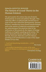 The Return of Grand Theory in the Human Sciences (Canto) - Retail Maharaj
