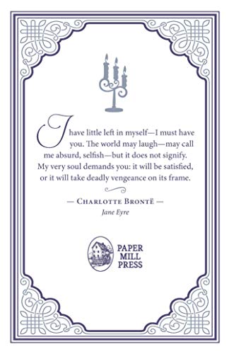Jane Eyre Charlotte Bronte Classic Novel, (Love, Family, Independence, Orphan Courage), Ribbon Page Marker, Perfect for Gifting - Retail Maharaj