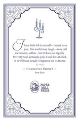 Jane Eyre Charlotte Bronte Classic Novel, (Love, Family, Independence, Orphan Courage), Ribbon Page Marker, Perfect for Gifting - Retail Maharaj