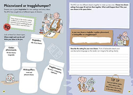Roald Dahl's Creative Writing with The BFG: How to Write Splendid Settings - Retail Maharaj