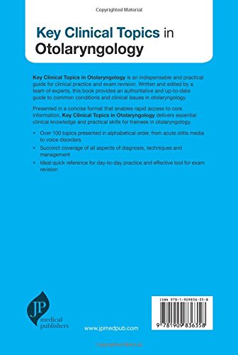 KEY CLINICAL TOPICS IN OTOLARYNGOLOGY - Retail Maharaj