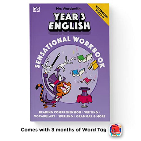 Mrs Wordsmith Year 3 English Sensational Workbook, Ages 7–8 (Key Stage 2): + 3 Months of Word Tag Video Game - Retail Maharaj