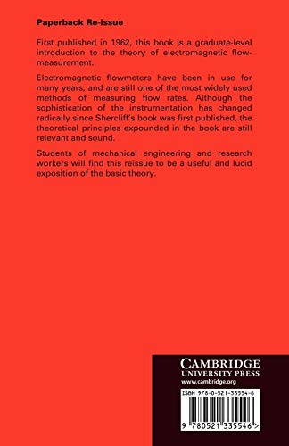 the Theory of Electromagnetic Flow-Measurement (Cambridge Science Classics) - Retail Maharaj