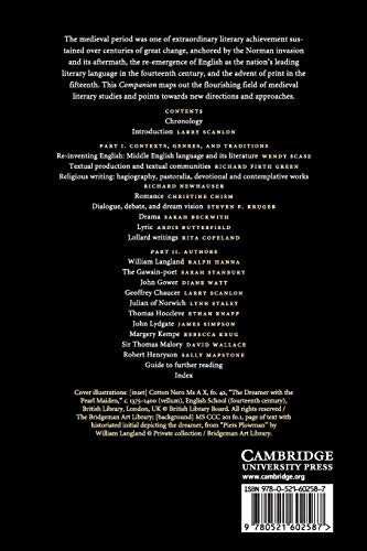 The Cambridge Companion to Medieval English Literature - Retail Maharaj