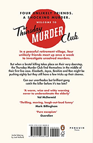 The Thursday Murder Club (Book 1): Four Unlikely Friends, One Brutal Murder & a Twisty, Hilarious Mystery in a Peaceful Retirement Village | The Thursday Murder Club Series - Retail Maharaj
