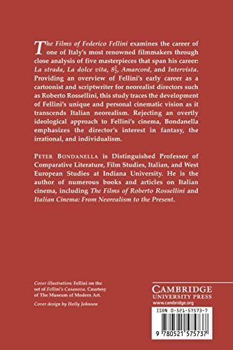 The Films of Federico Fellini (Cambridge Film Classics) - Retail Maharaj