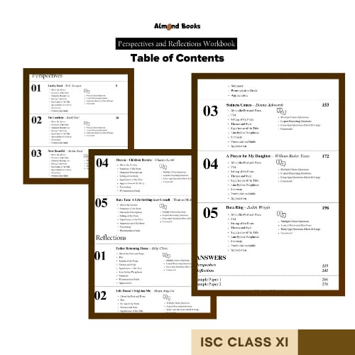 Almond Books ISC Class 11 Modern English Perspectives & Reflections Workbook with Answers | Explanations, MCQs, Logical Reasoning, Essay Type Questions, Classroom Activities | FULLY SOLVED WORKBOOK as per ISC syllabus | New 2025-2027 Edition - Retail Maharaj