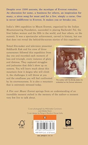 A Fire over Mount Everest: Everest Expedition History & Survival Narrative Based on India’s Historic 1984 Everest Mission and Bachendri Pal’s Summit Journey - Retail Maharaj