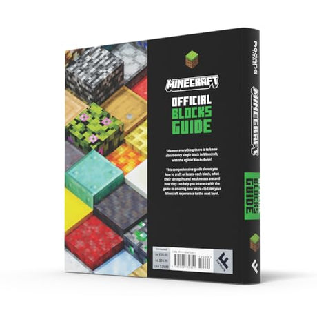 Minecraft Official Blocks Guide: Minecraft Official Blocks Guide: the definitive compendium to every block in Minecraft – the perfect gift for gamers of all ages! - Retail Maharaj
