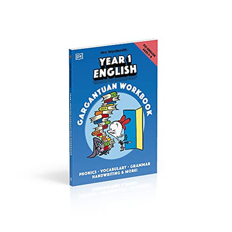 Mrs Wordsmith Year 1 English Gargantuan Workbook, Ages 5-6 (Key Stage 1): Phonics, Vocabulary, Handwriting, Grammar, And More! - Retail Maharaj