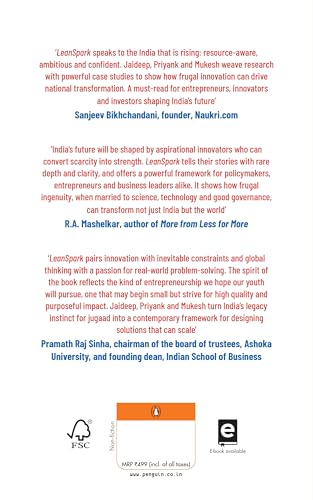LeanSpark: Frugal by Design, Global in Impact | From the Bestselling Authors of Jugaad Innovation and Leapfrog | Entrepreneurship, Sustainable Business Growth & Leadership - Retail Maharaj