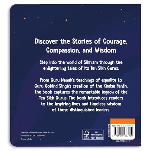 10 Sikh Gurus: Illustrated Stories of the Ten Sikh Gurus | Sikhism for Kids | Teachings, Values & Sikh History I Ages 3+ [Select Learning] - Retail Maharaj