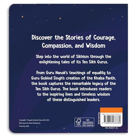 10 Sikh Gurus: Illustrated Stories of the Ten Sikh Gurus | Sikhism for Kids | Teachings, Values & Sikh History I Ages 3+ [Select Learning] - Retail Maharaj