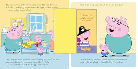 Peppa Pig: Peppa’s First Day at School: A Lift-the-Flap Picture Book - Retail Maharaj