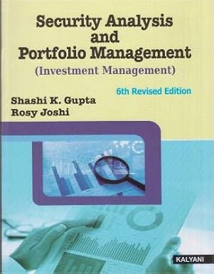 Security Analysis & Portfolio Management (Investment Management), 6th ed.
